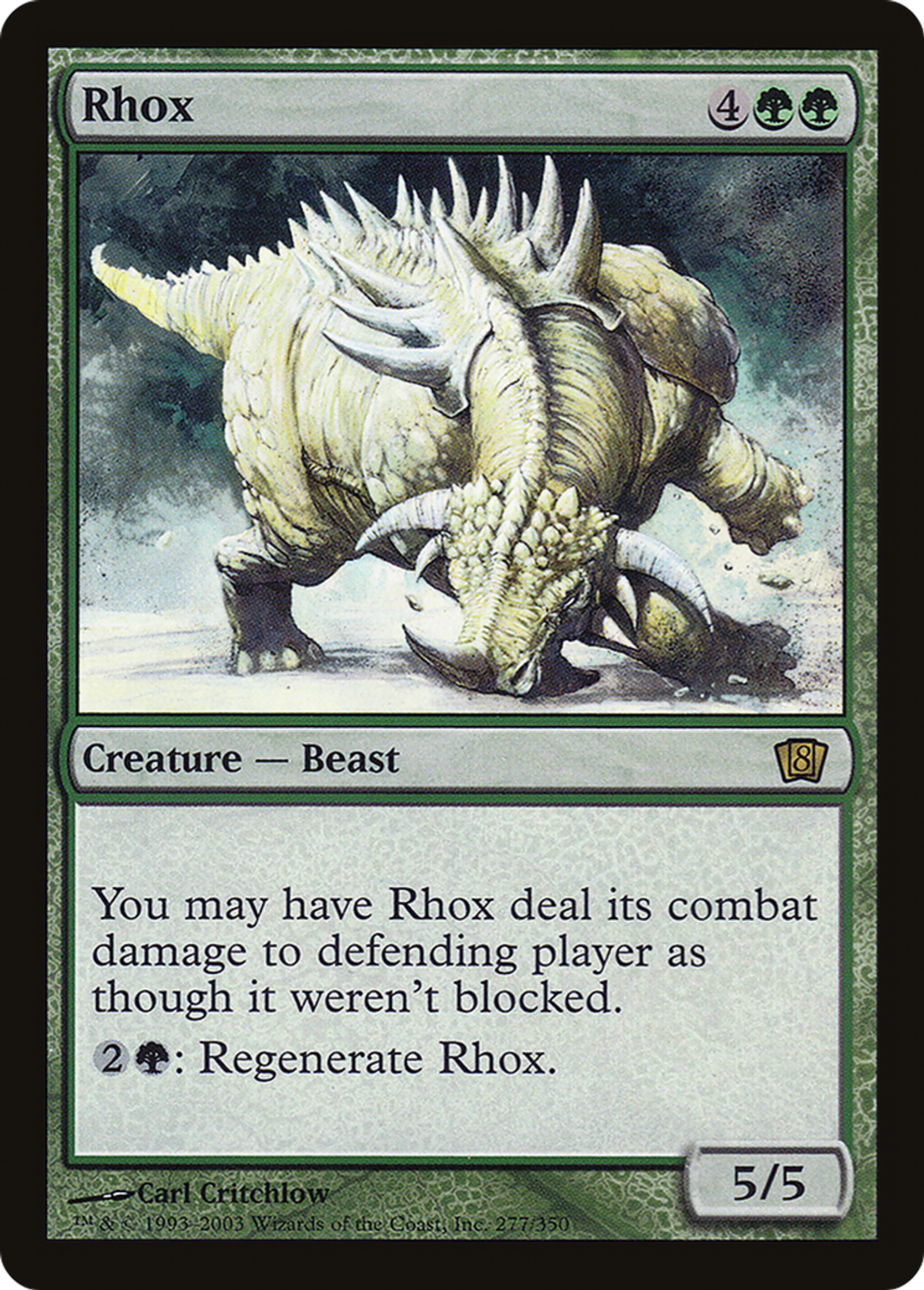Rhox — Eighth Edition — Magic: The Gathering