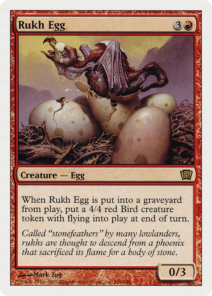 Rukh Egg — Eighth Edition — Magic: The Gathering