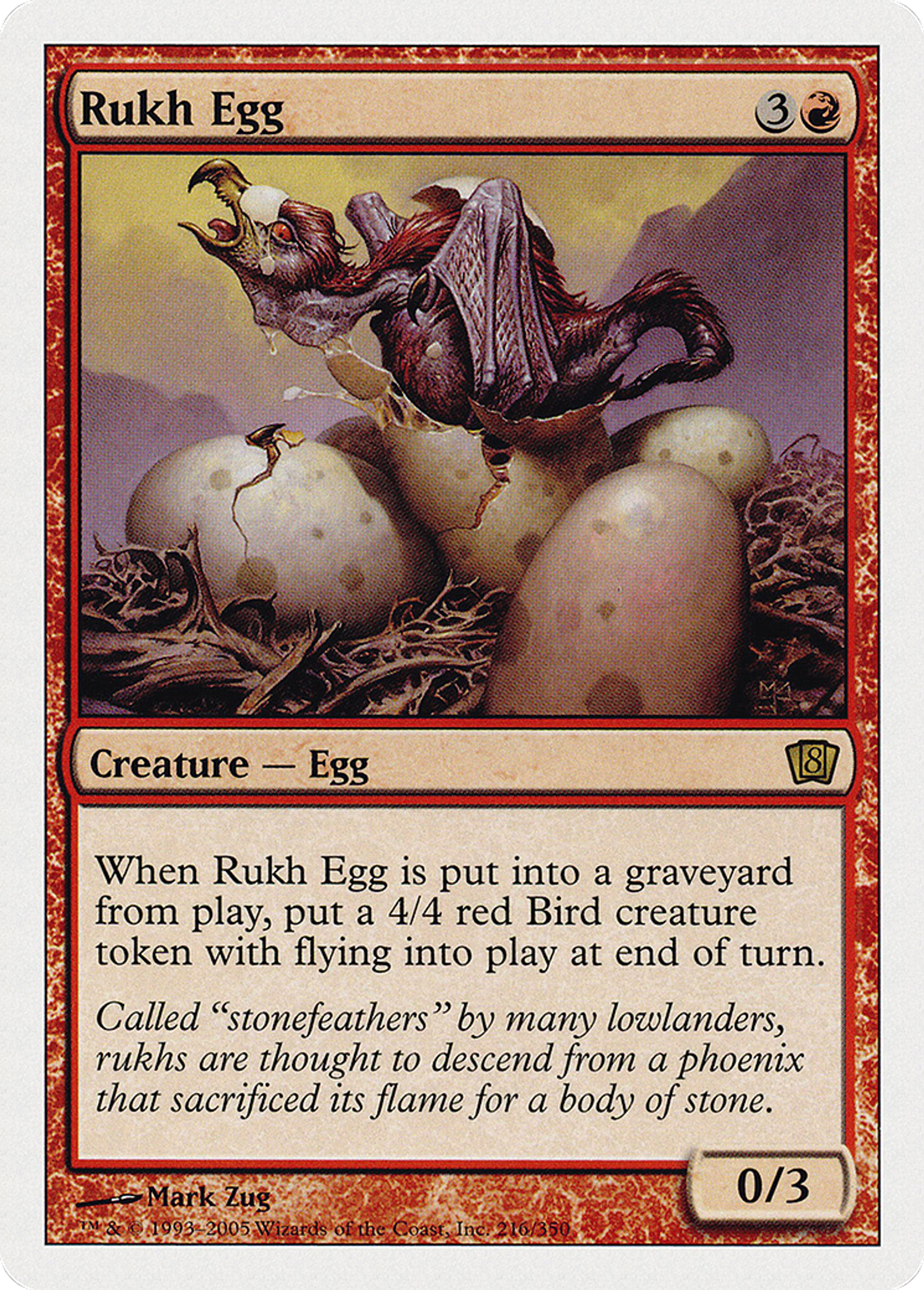 Rukh Egg — Eighth Edition — Magic: The Gathering