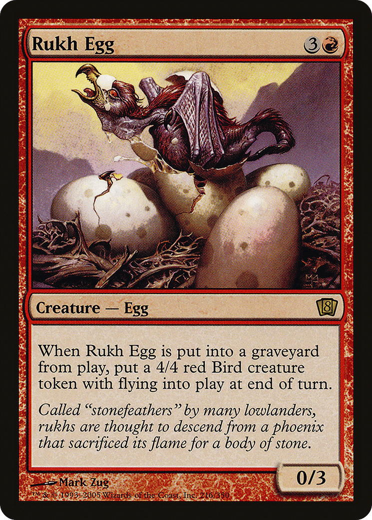 Rukh Egg — Eighth Edition — Magic: The Gathering