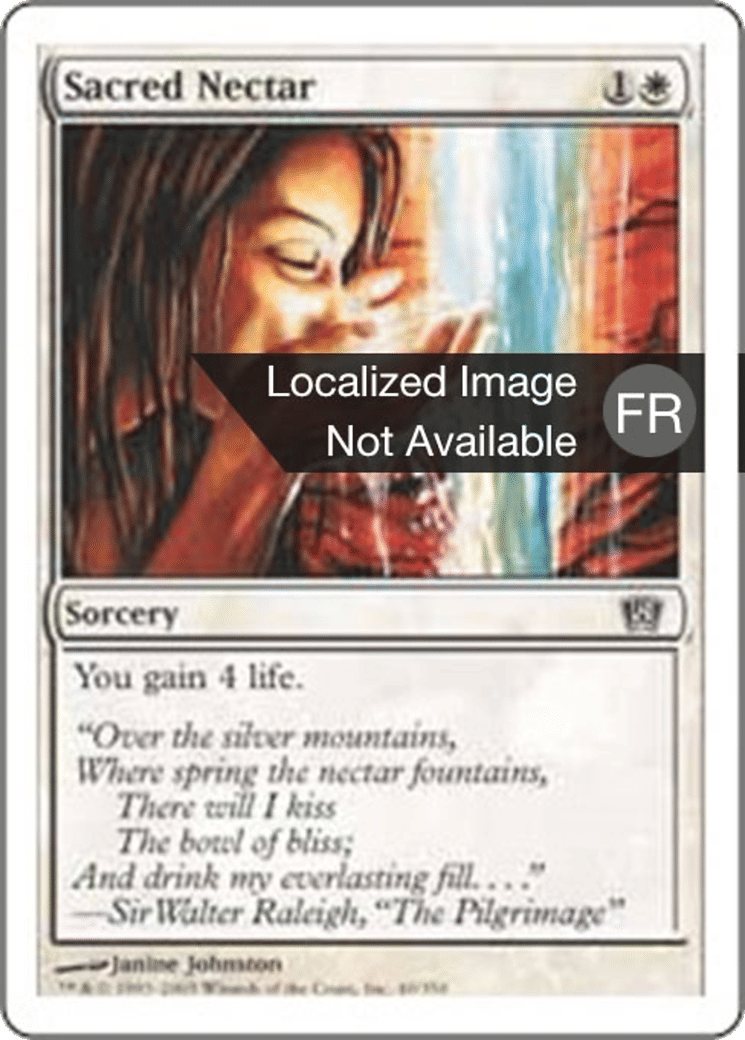 Nectar sacré — Eighth Edition — Magic: The Gathering