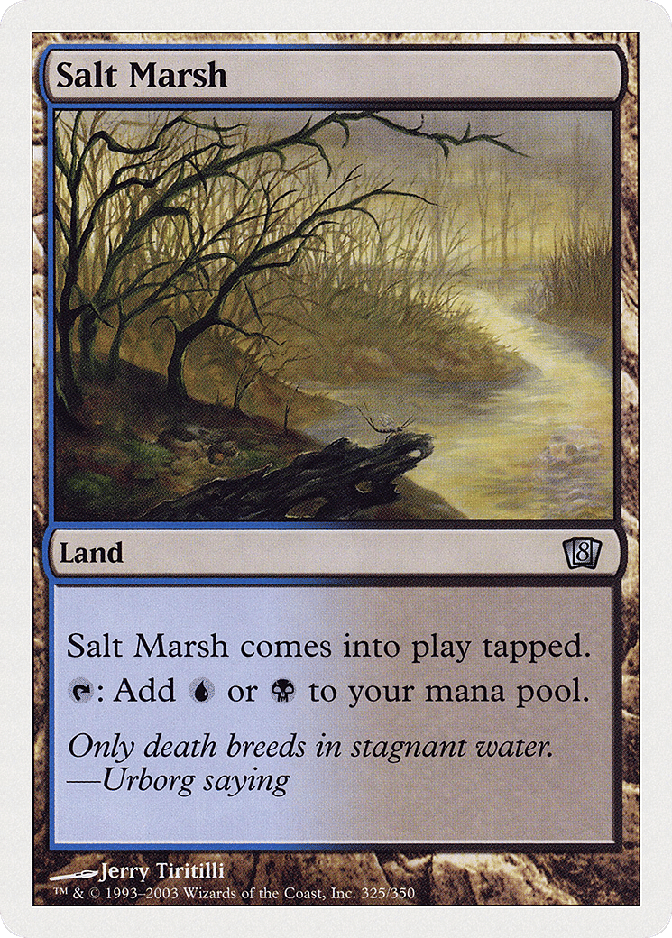 Salt Marsh — Eighth Edition — Magic: The Gathering