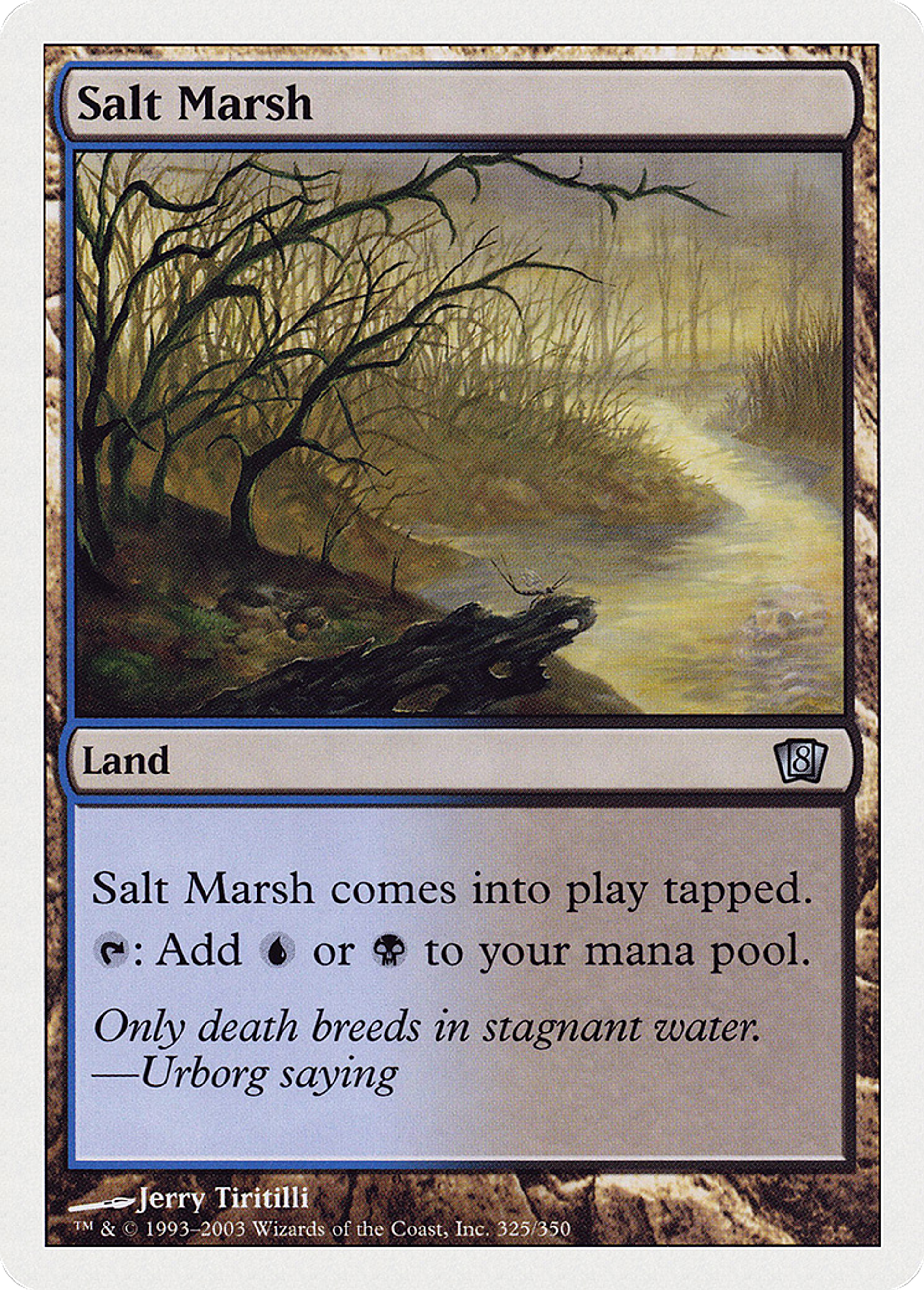 Salt Marsh — Eighth Edition — Magic: The Gathering
