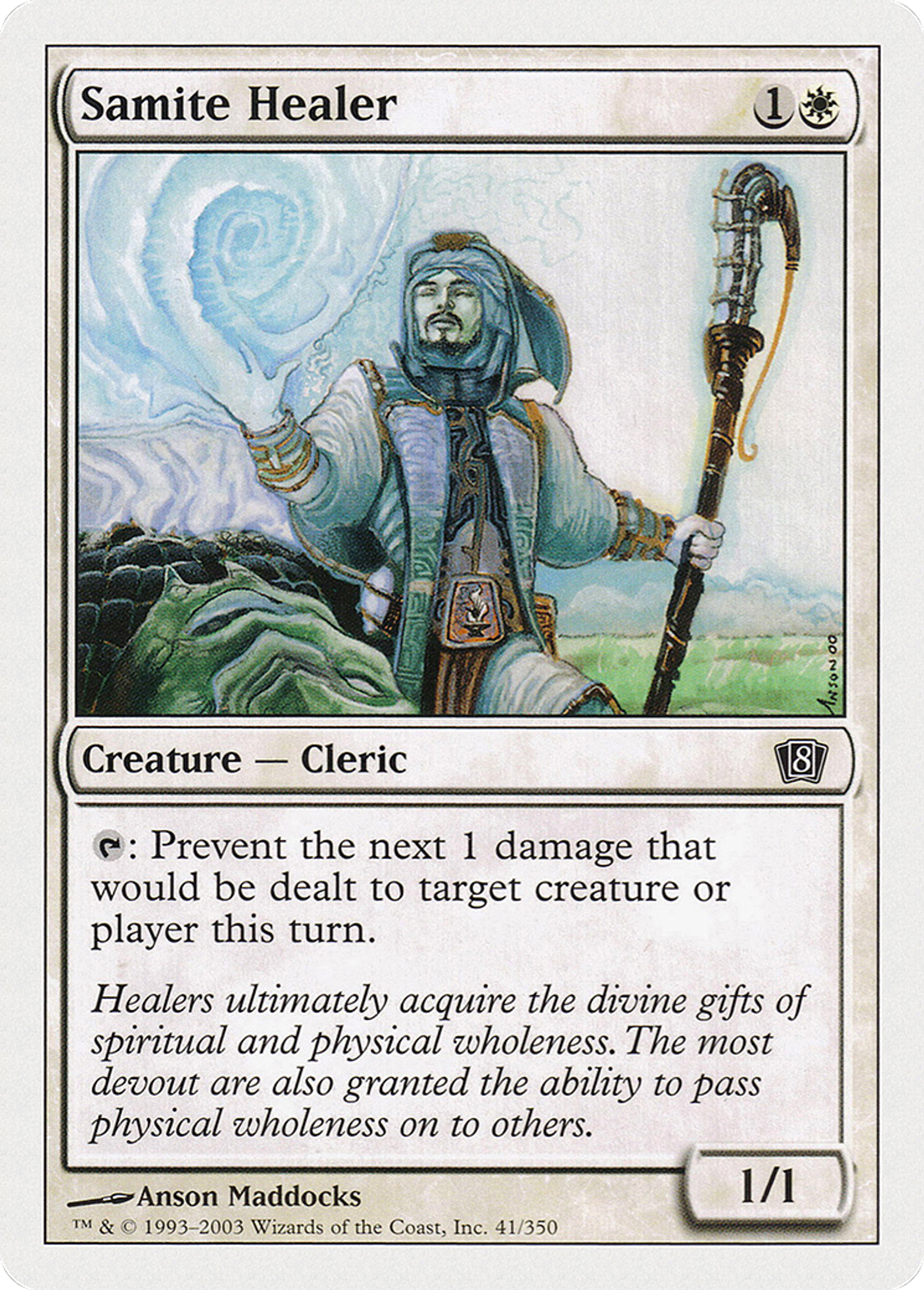 Guérisseur sanctif — Eighth Edition — Magic: The Gathering