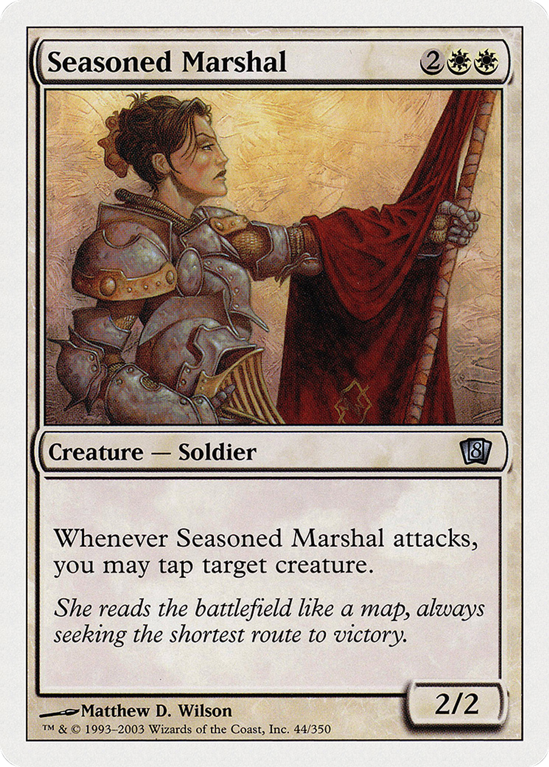 Seasoned Marshal — Eighth Edition — Magic: The Gathering