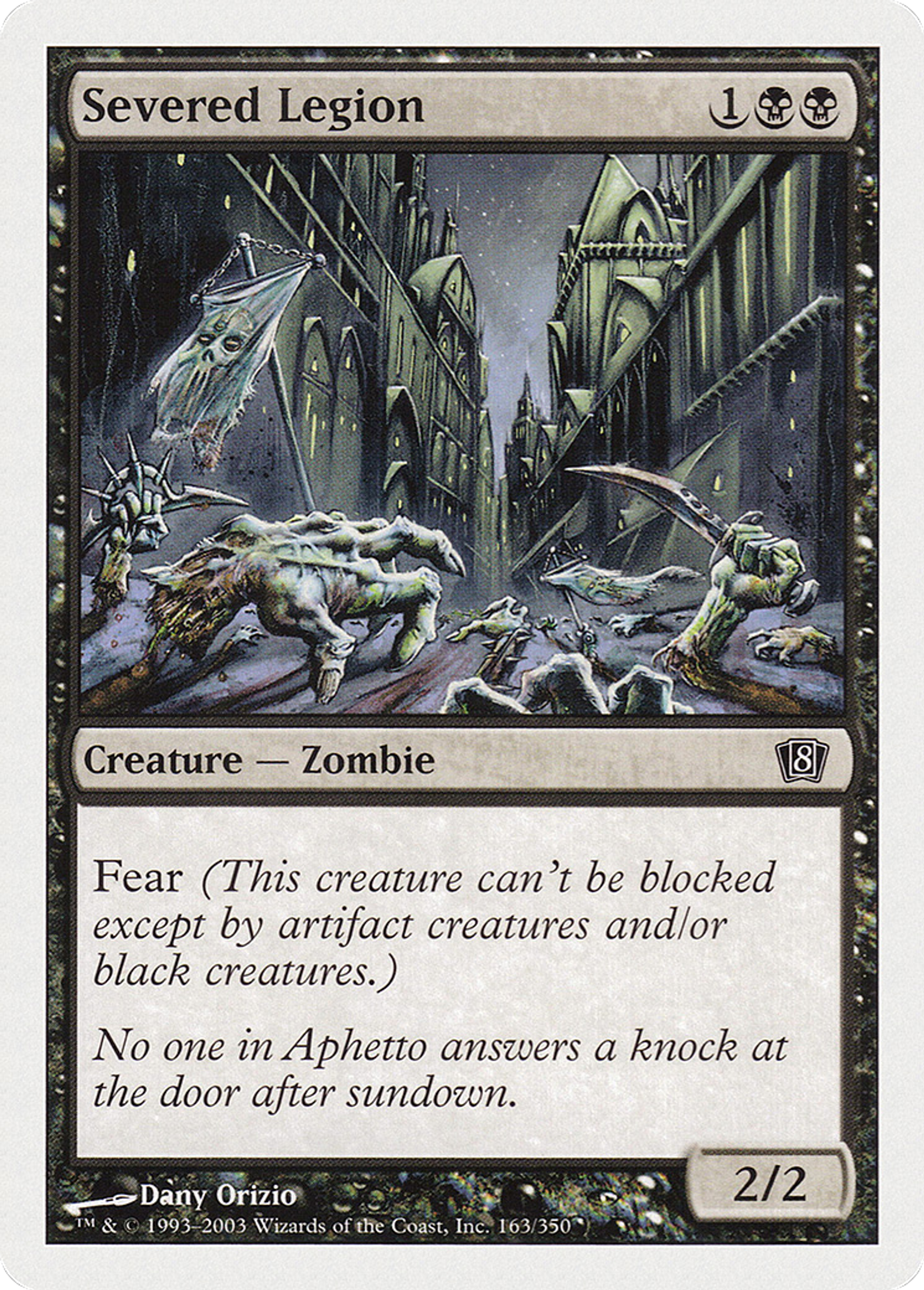 Severed Legion — Eighth Edition — Magic: The Gathering