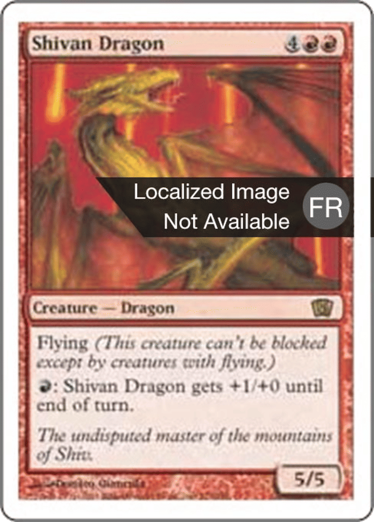 Dragon shivân — Eighth Edition — Magic: The Gathering