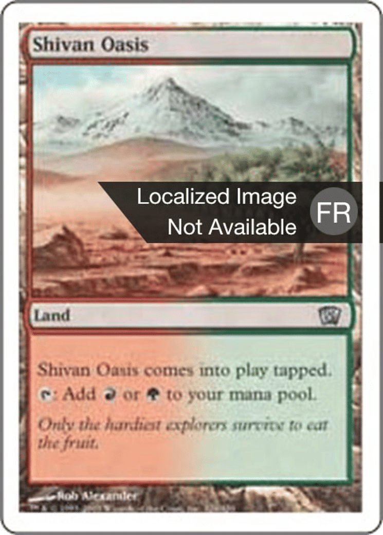 Oasis shivâne — Eighth Edition — Magic: The Gathering