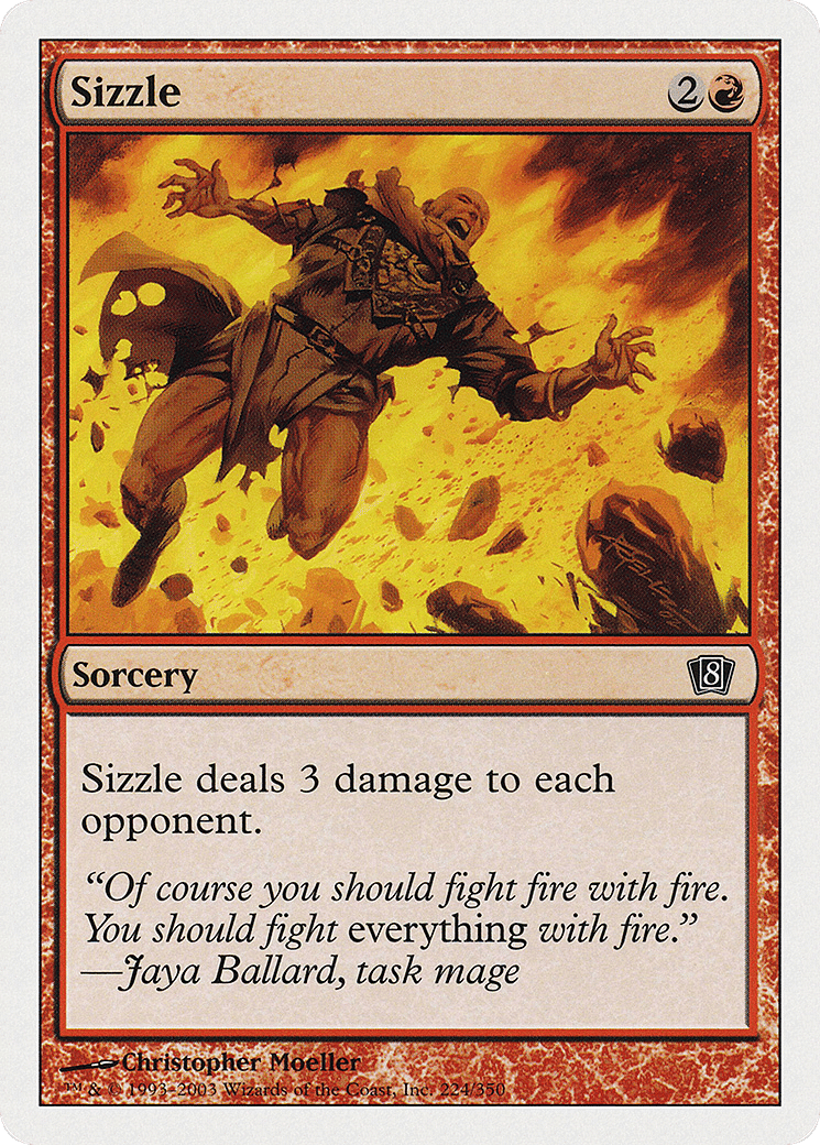 Sizzle — Eighth Edition — Magic: The Gathering