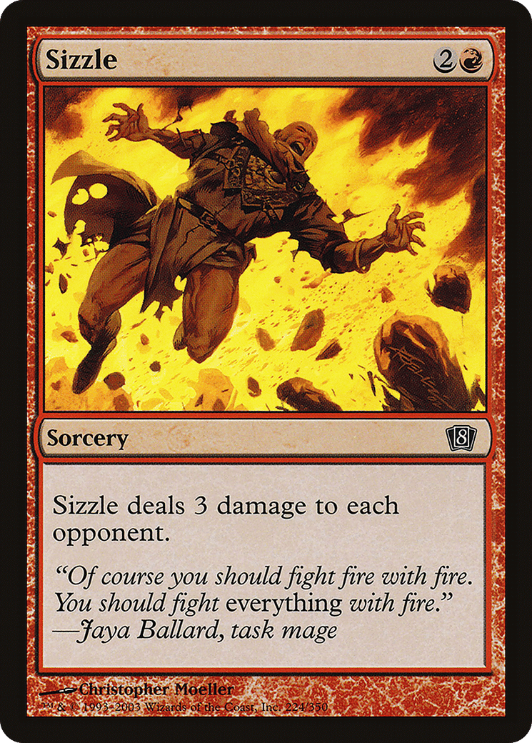 Sizzle — Eighth Edition — Magic: The Gathering