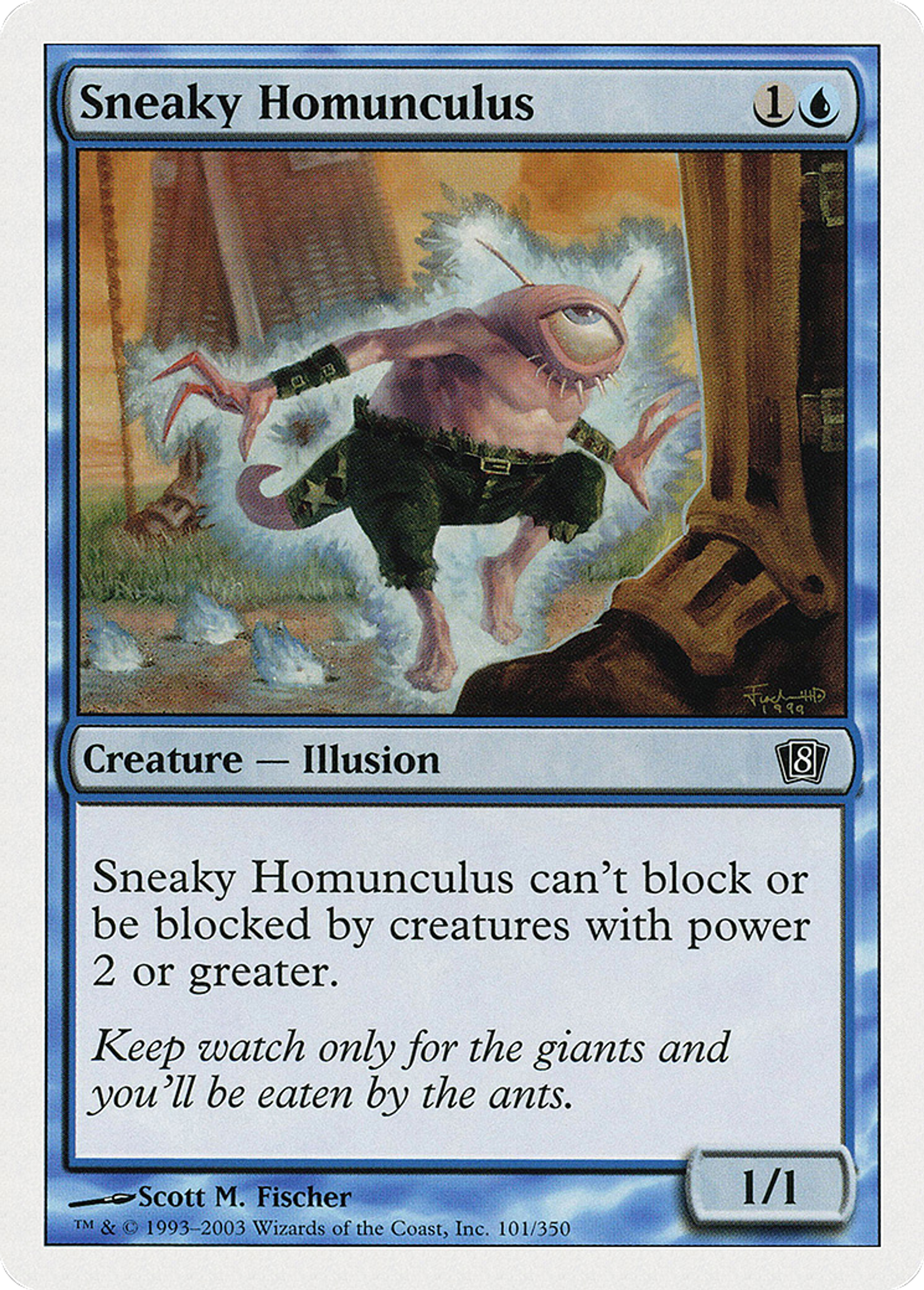 Sneaky Homunculus — Eighth Edition — Magic: The Gathering