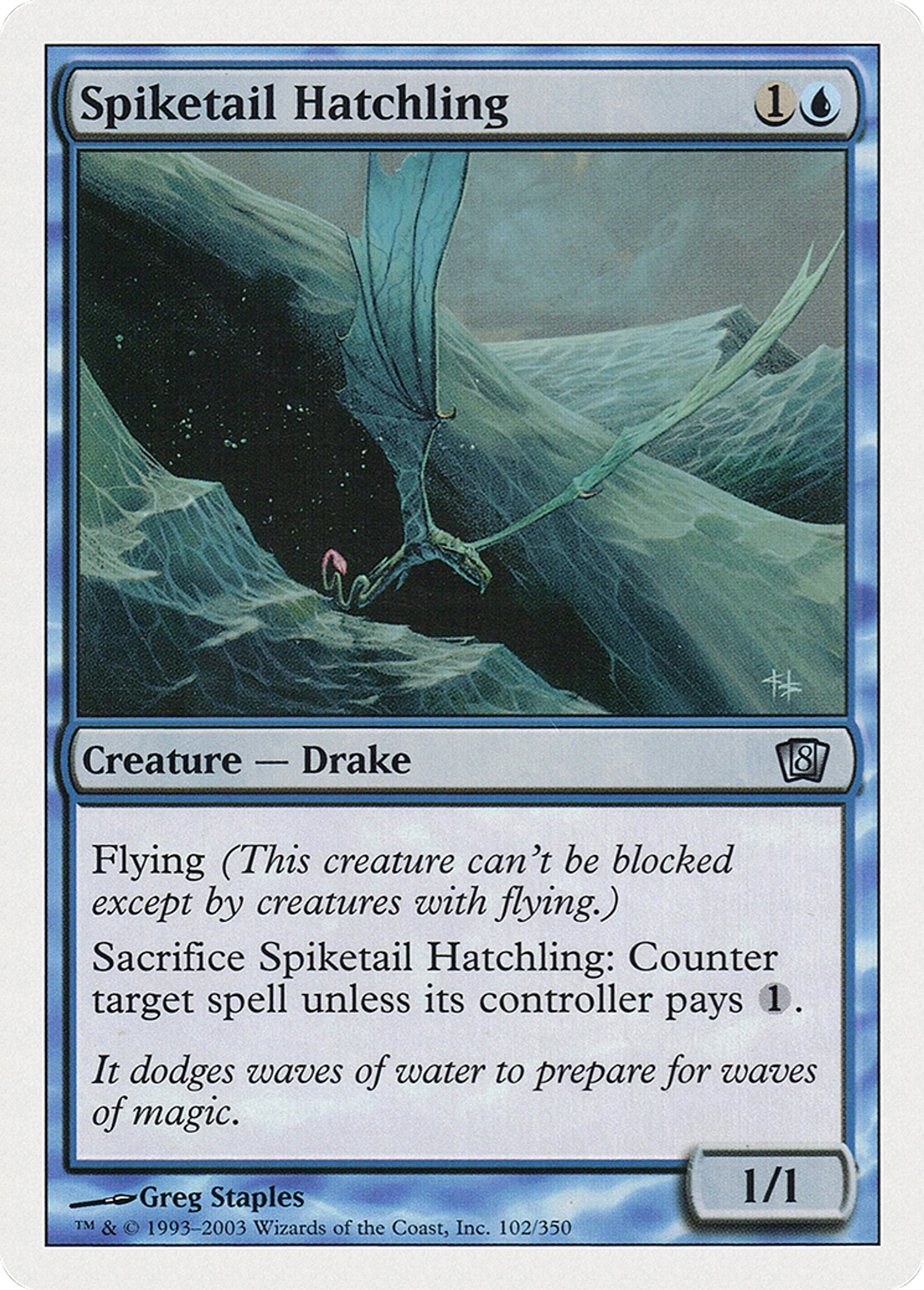 Spiketail Hatchling — Eighth Edition — Magic: The Gathering