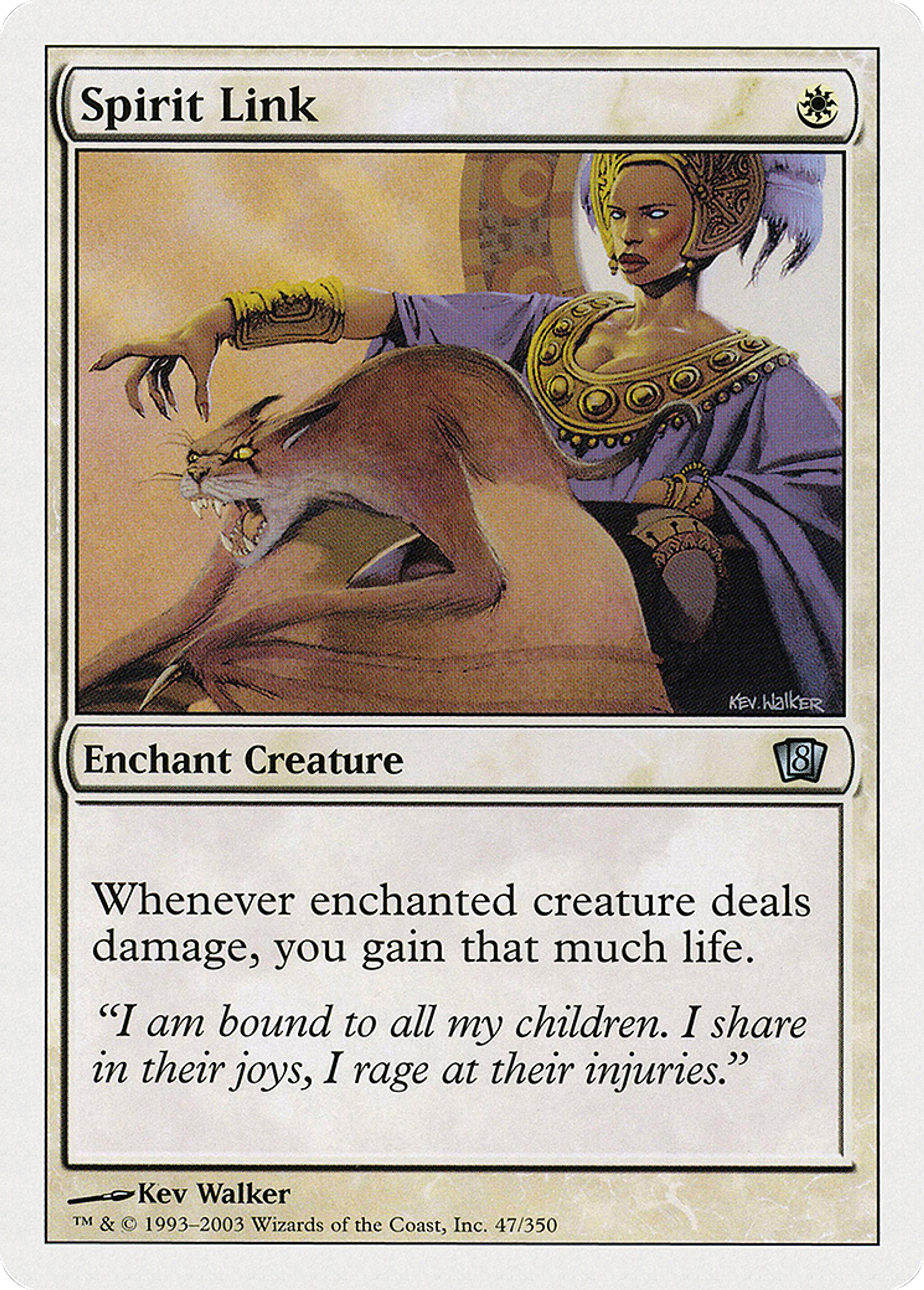 Spirit Link — Eighth Edition — Magic: The Gathering