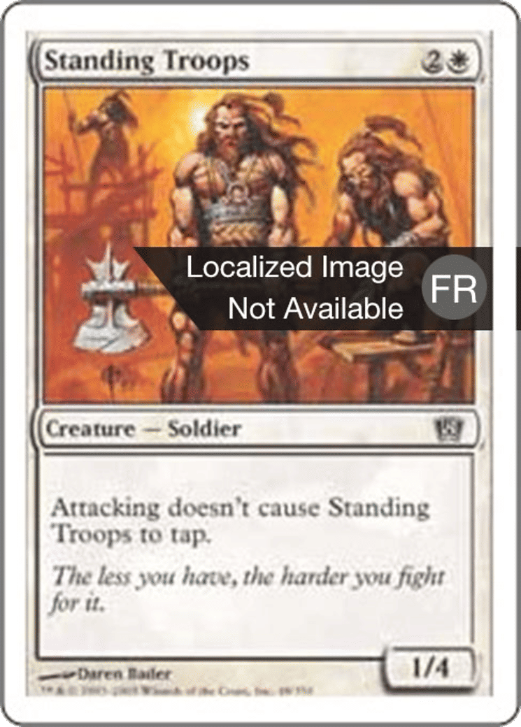 Troupes régulières — Eighth Edition — Magic: The Gathering