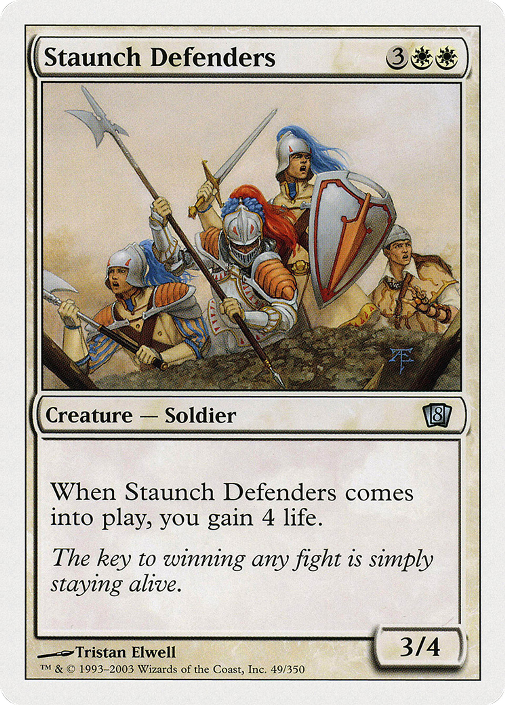Défenseurs inébranlables — Eighth Edition — Magic: The Gathering