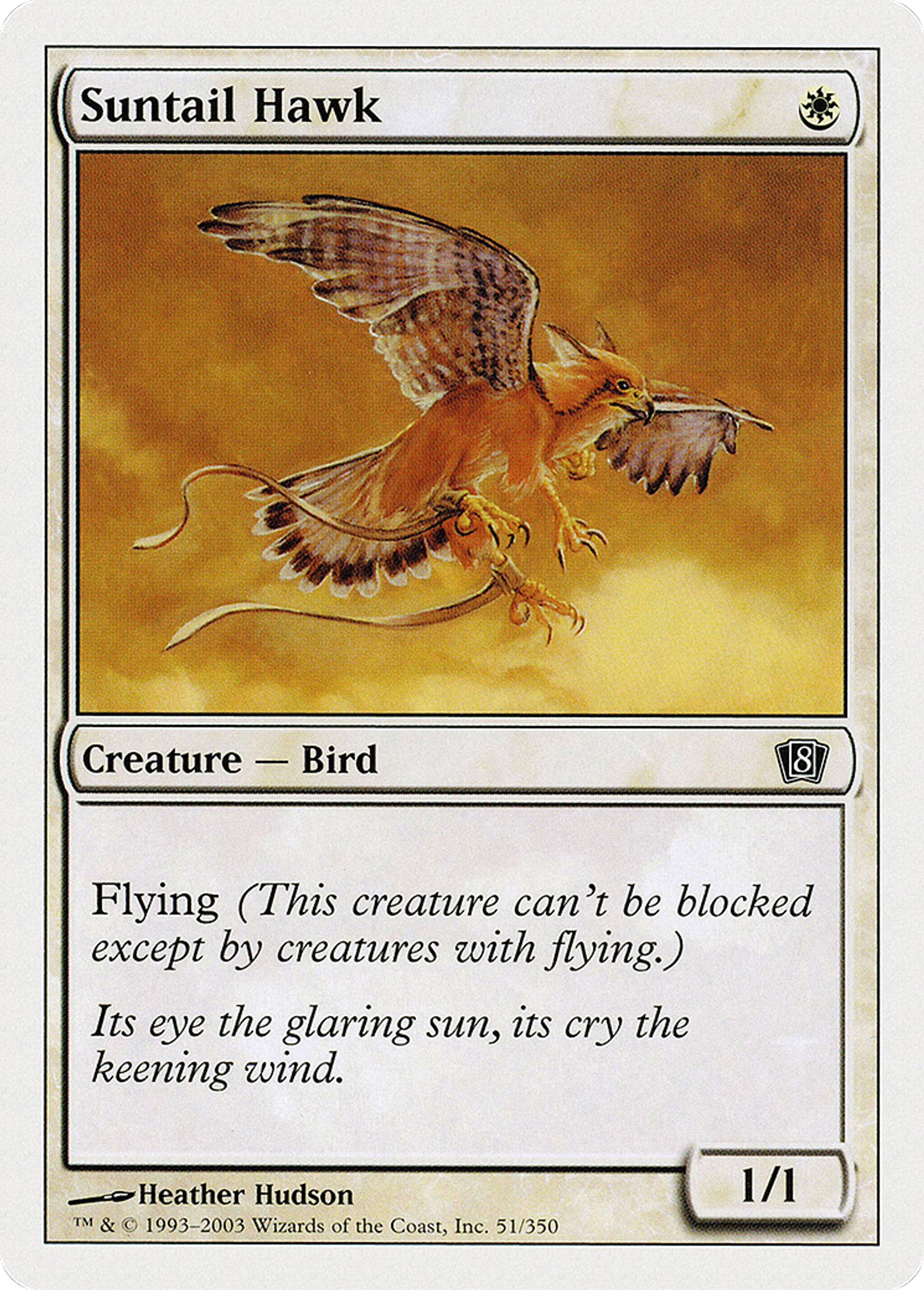 Faucon mordoré — Eighth Edition — Magic: The Gathering