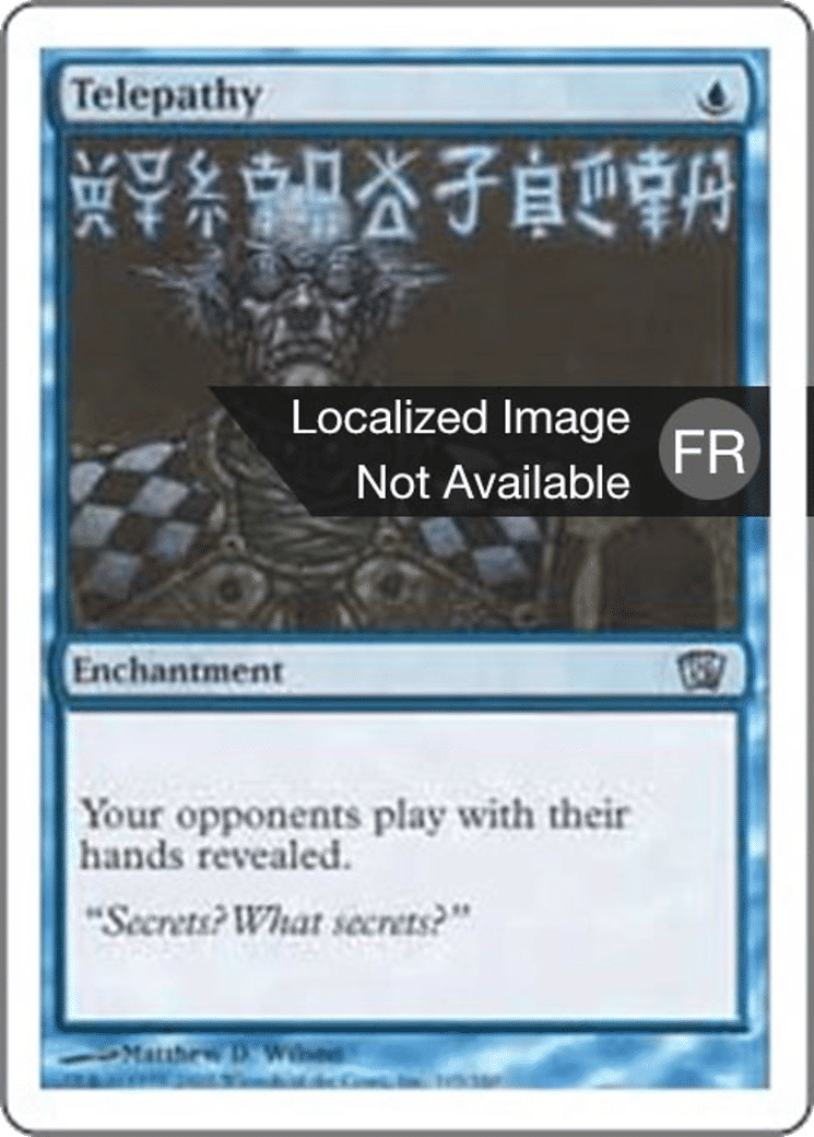 Télépathie — Eighth Edition — Magic: The Gathering