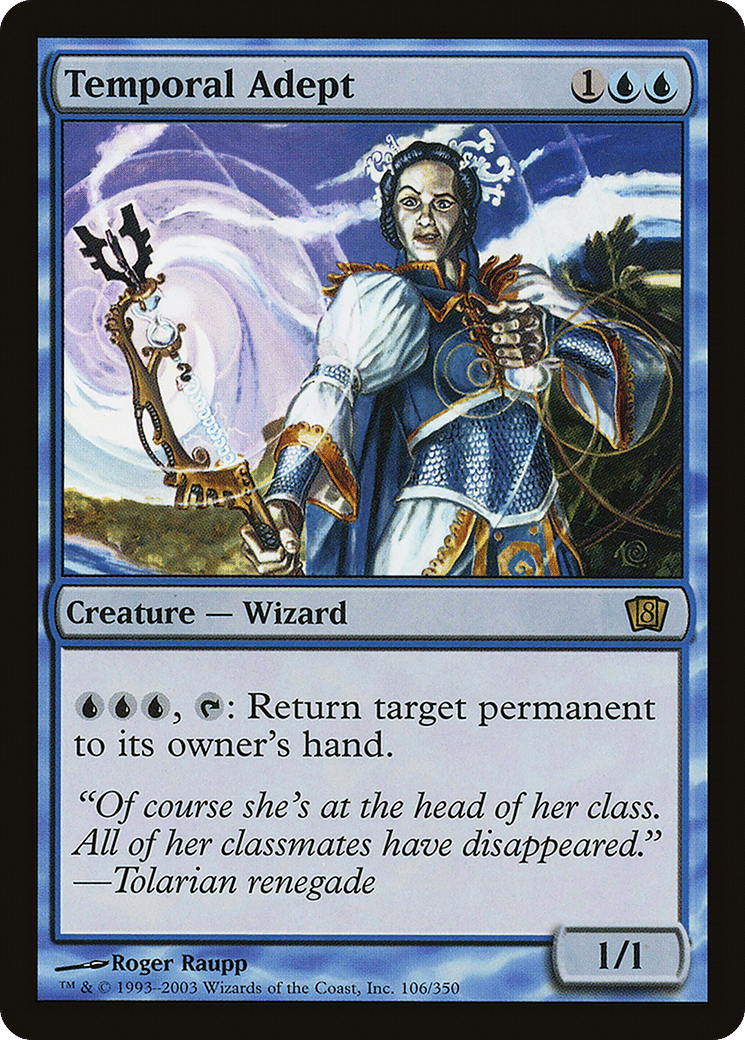 Temporal Adept — Eighth Edition — Magic: The Gathering