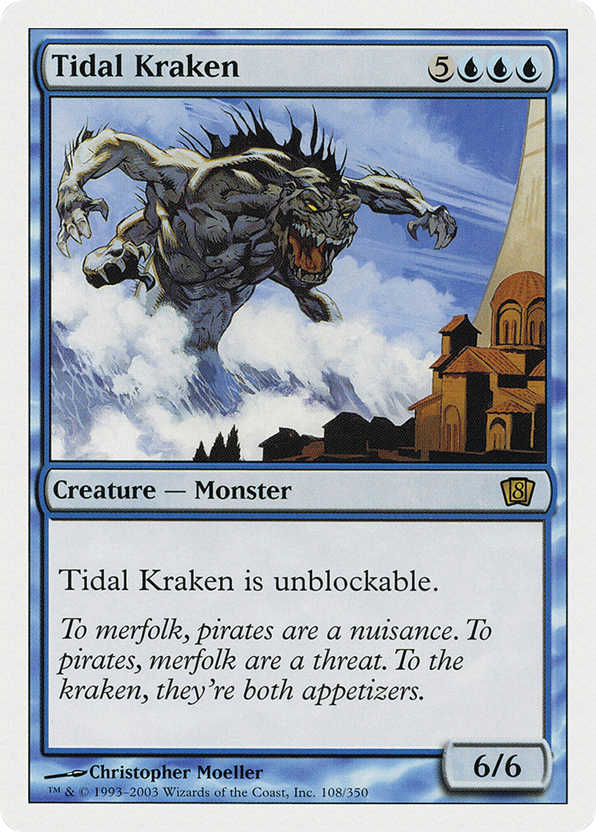 Tidal Kraken — Eighth Edition — Magic: The Gathering