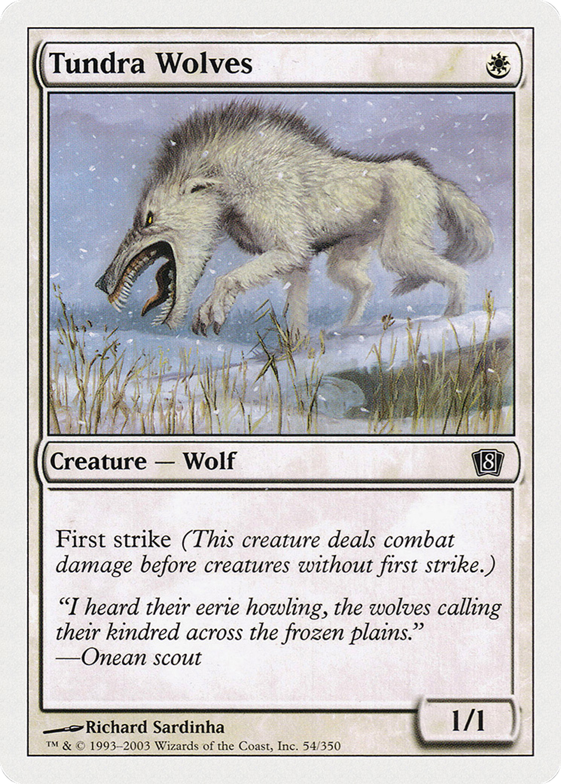 Tundra Wolves — Eighth Edition — Magic: The Gathering