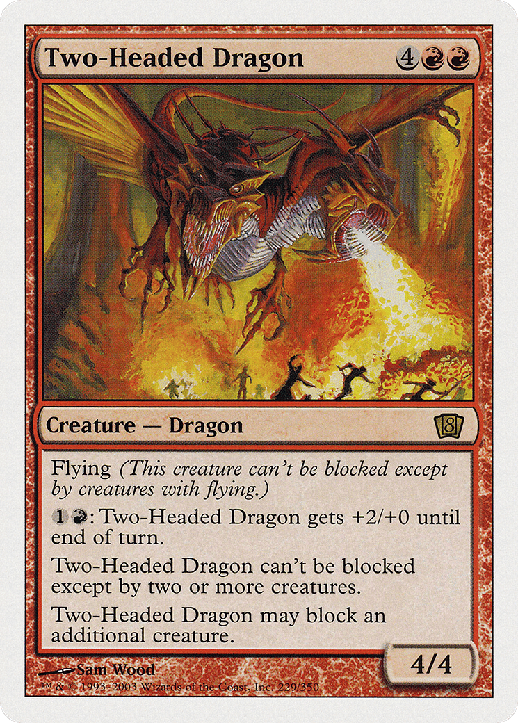 Two-Headed Dragon — Eighth Edition — Magic: The Gathering
