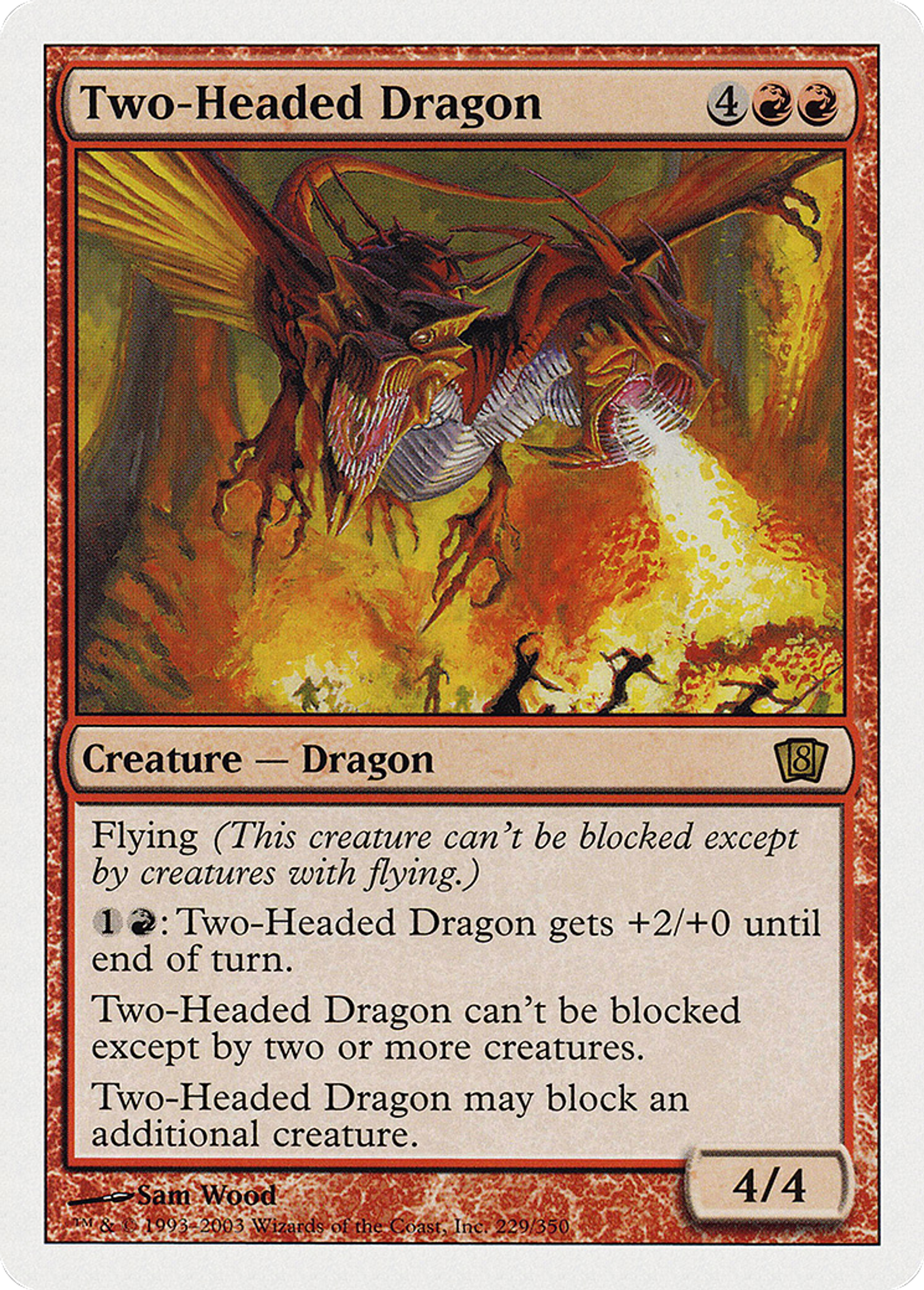 Dragon à deux têtes — Eighth Edition — Magic: The Gathering