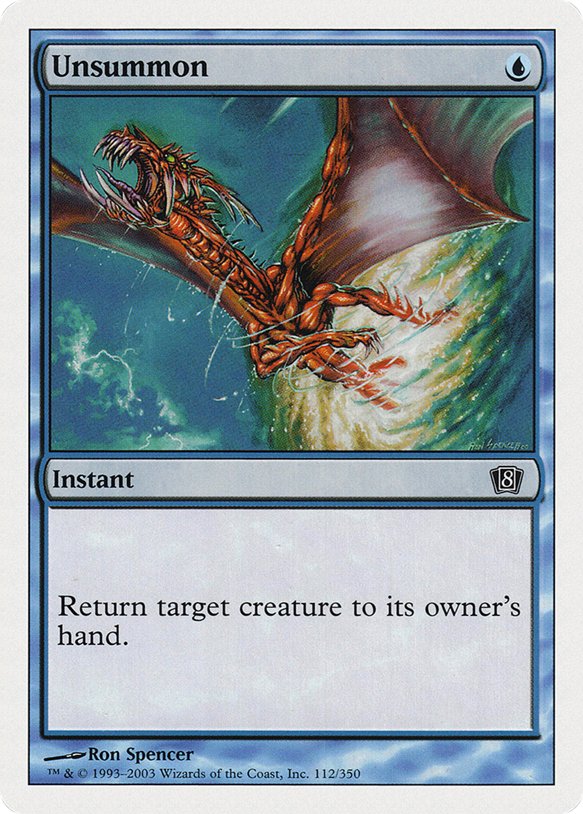 Désinvocation — Eighth Edition — Magic: The Gathering