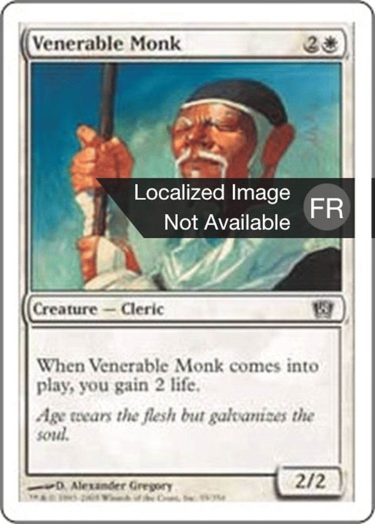 Moine vénérable — Eighth Edition — Magic: The Gathering