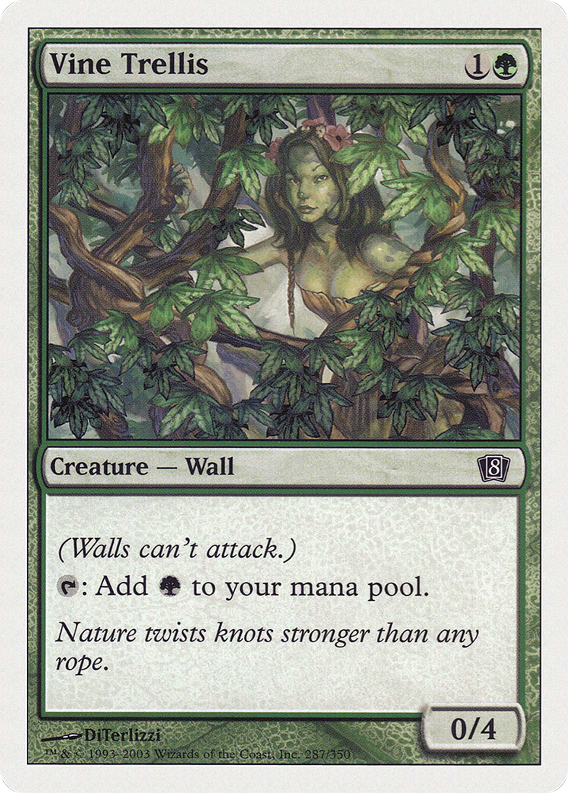 Vine Trellis — Eighth Edition — Magic: The Gathering