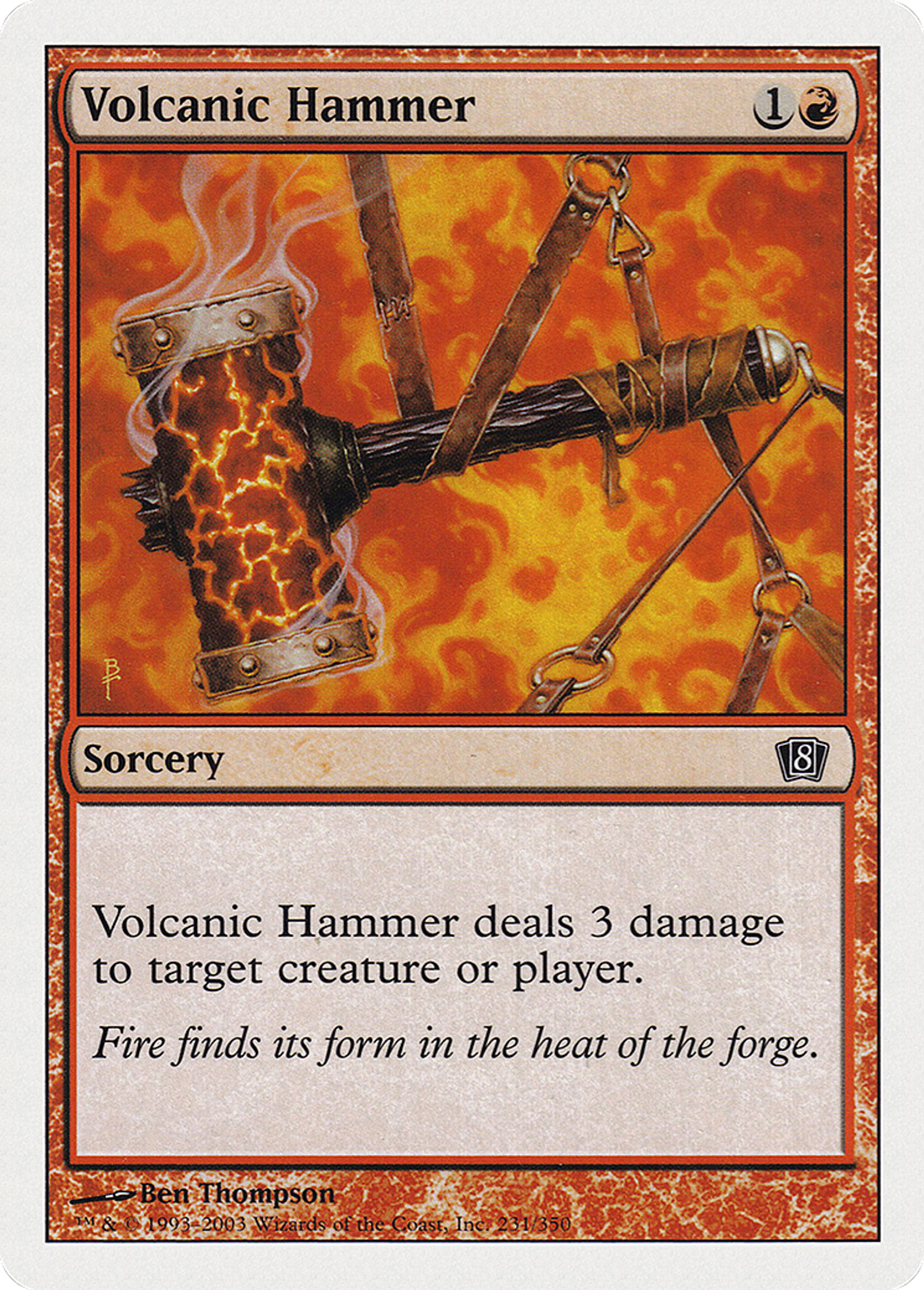 Marteau volcanique — Eighth Edition — Magic: The Gathering
