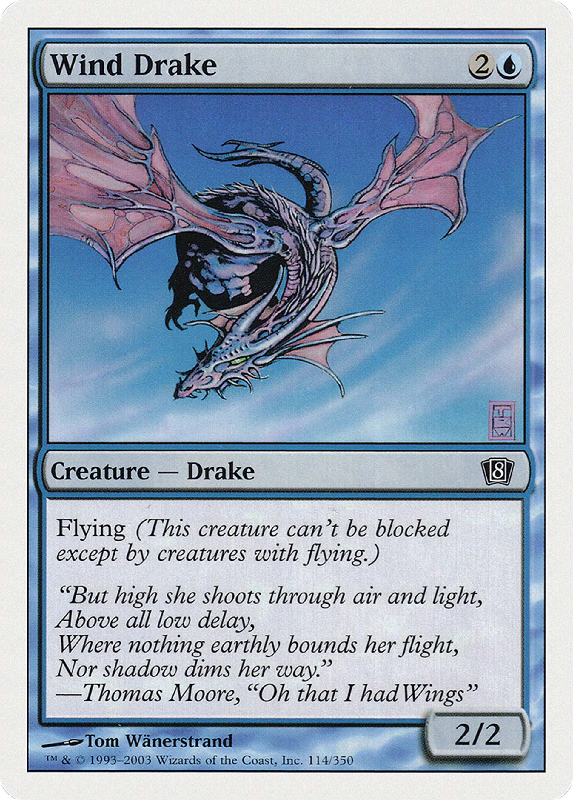 Drakôn des vents — Eighth Edition — Magic: The Gathering