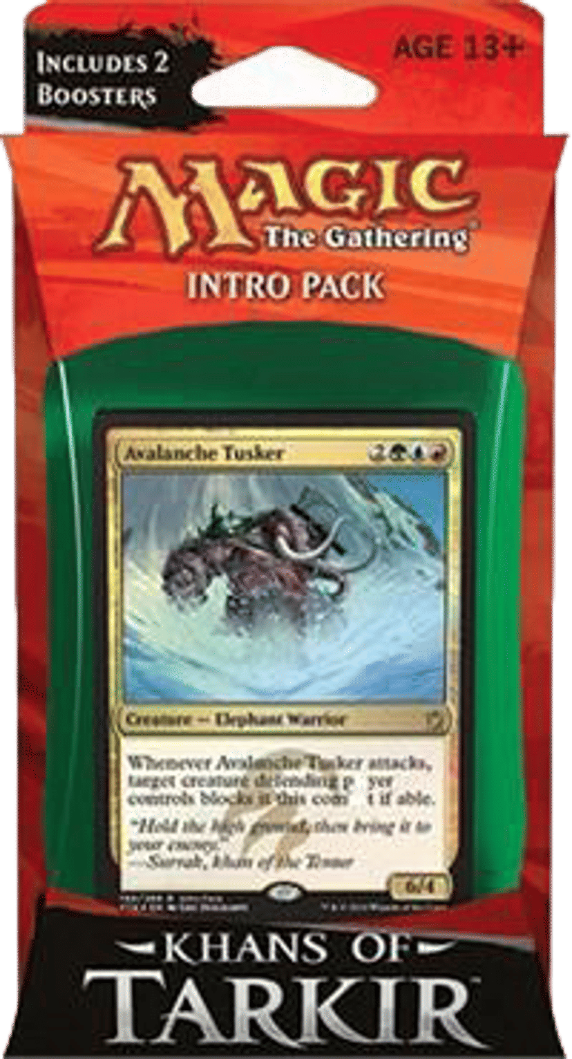 Intro Pack Khans of Tarkir Temur Avalanche from Khans of Tarkir - Magic: The Gathering