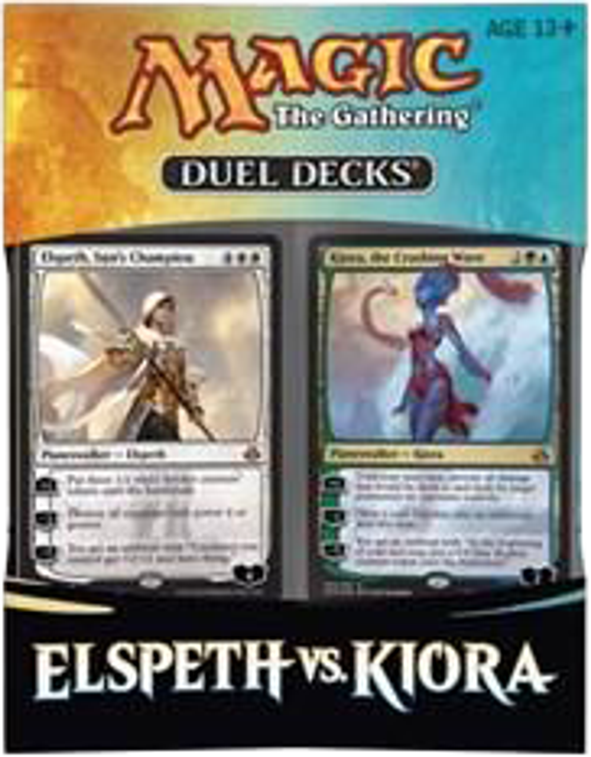 Duel Deck Elspeth vs Kiora — Duel Decks: Elspeth vs. Kiora — Magic: The Gathering