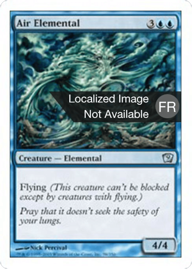 Élémental d'air — Ninth Edition — Magic: The Gathering