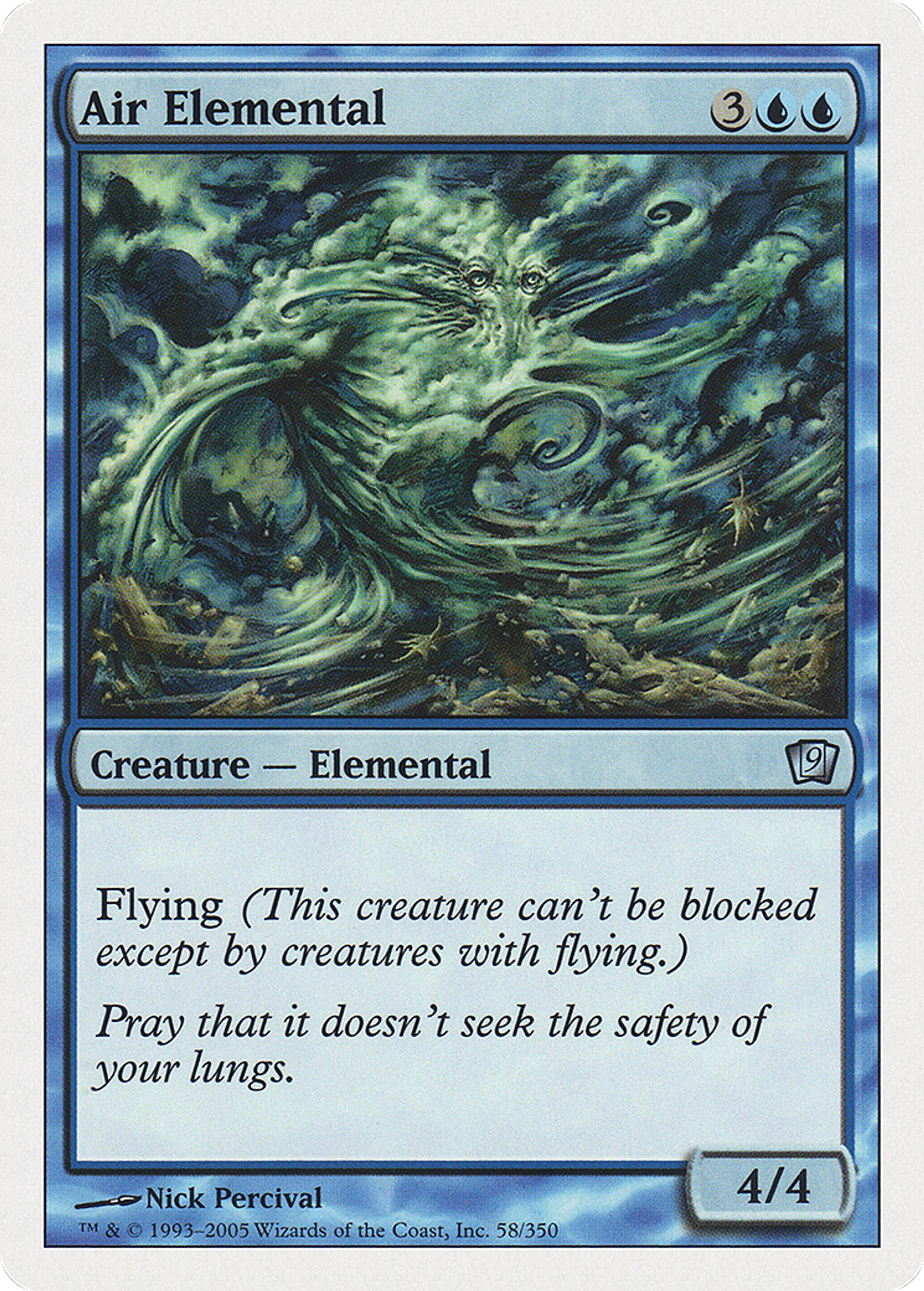 Élémental d'air — Ninth Edition — Magic: The Gathering