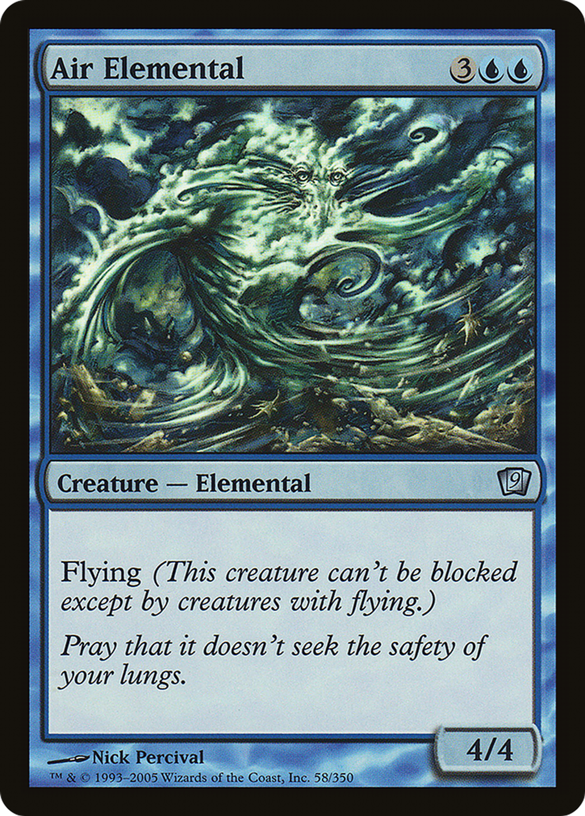 Élémental d'air — Ninth Edition — Magic: The Gathering