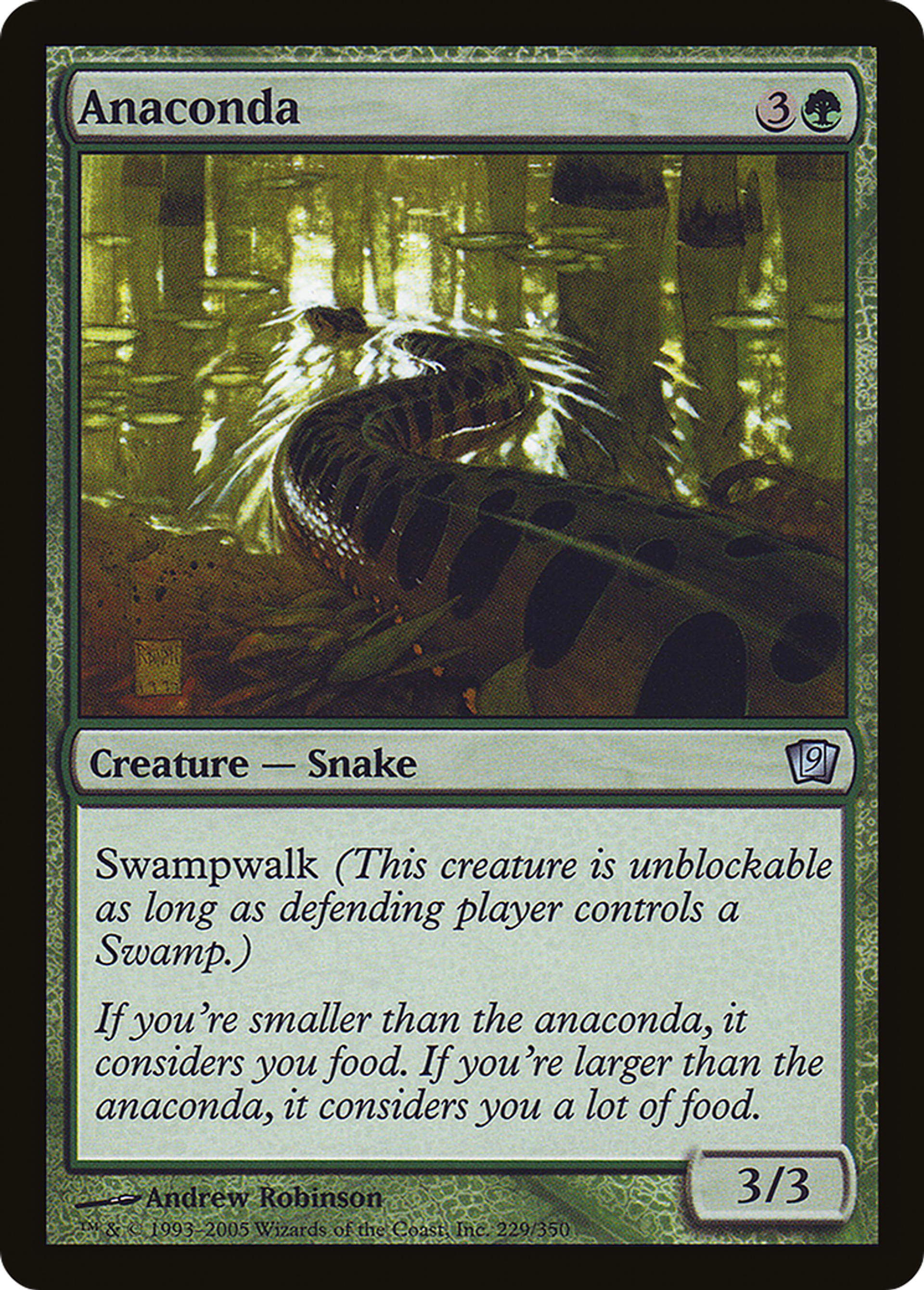 Anaconda — Ninth Edition — Magic: The Gathering