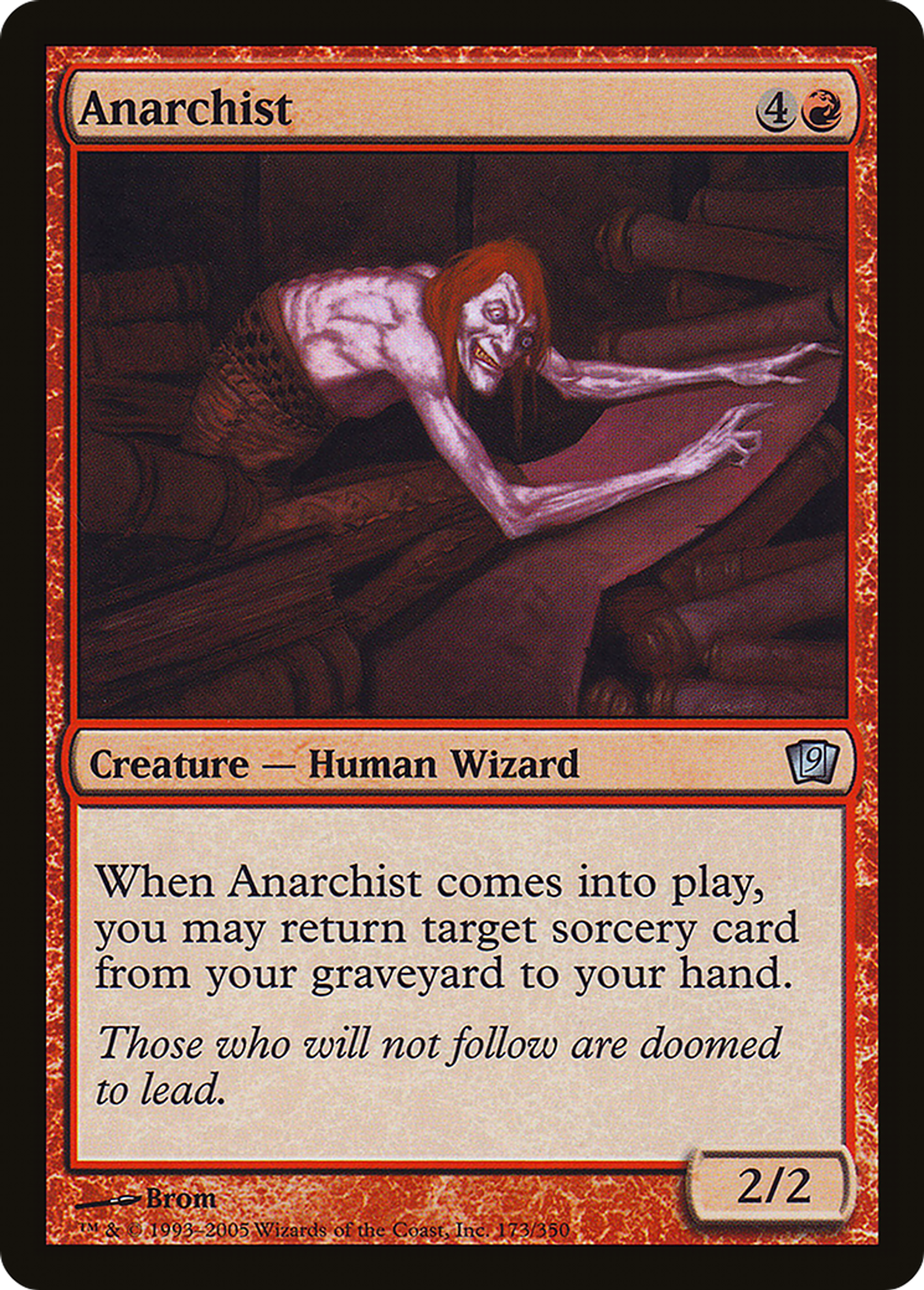 Anarchiste — Ninth Edition — Magic: The Gathering