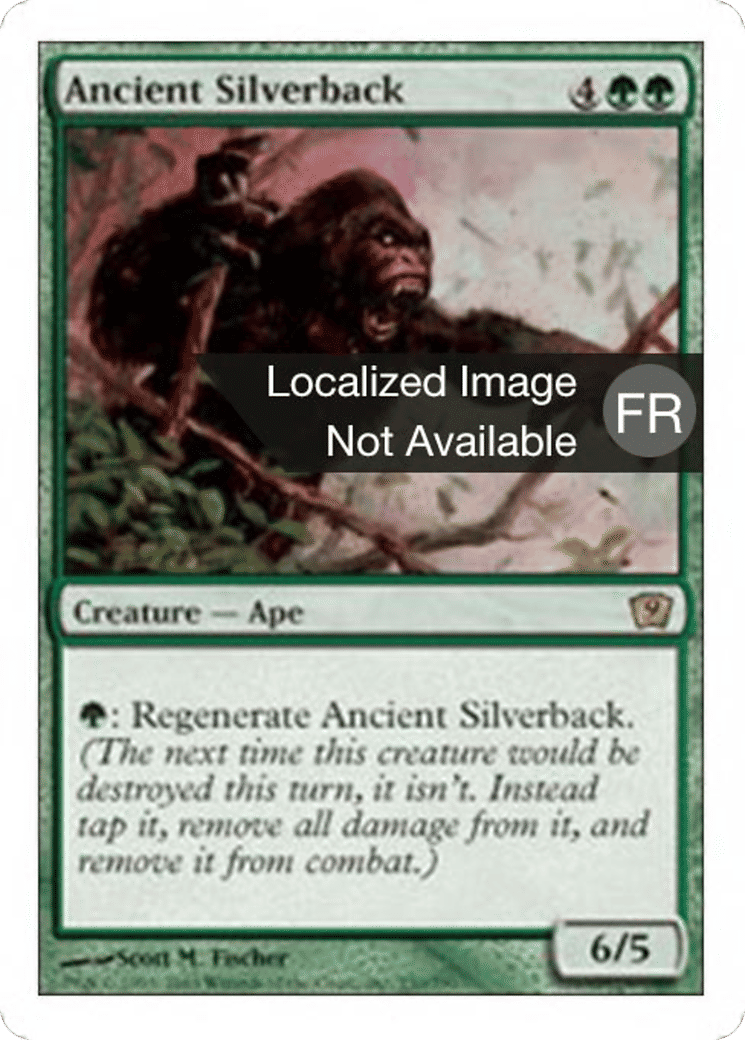 Vieux gorille à dos argenté — Ninth Edition — Magic: The Gathering