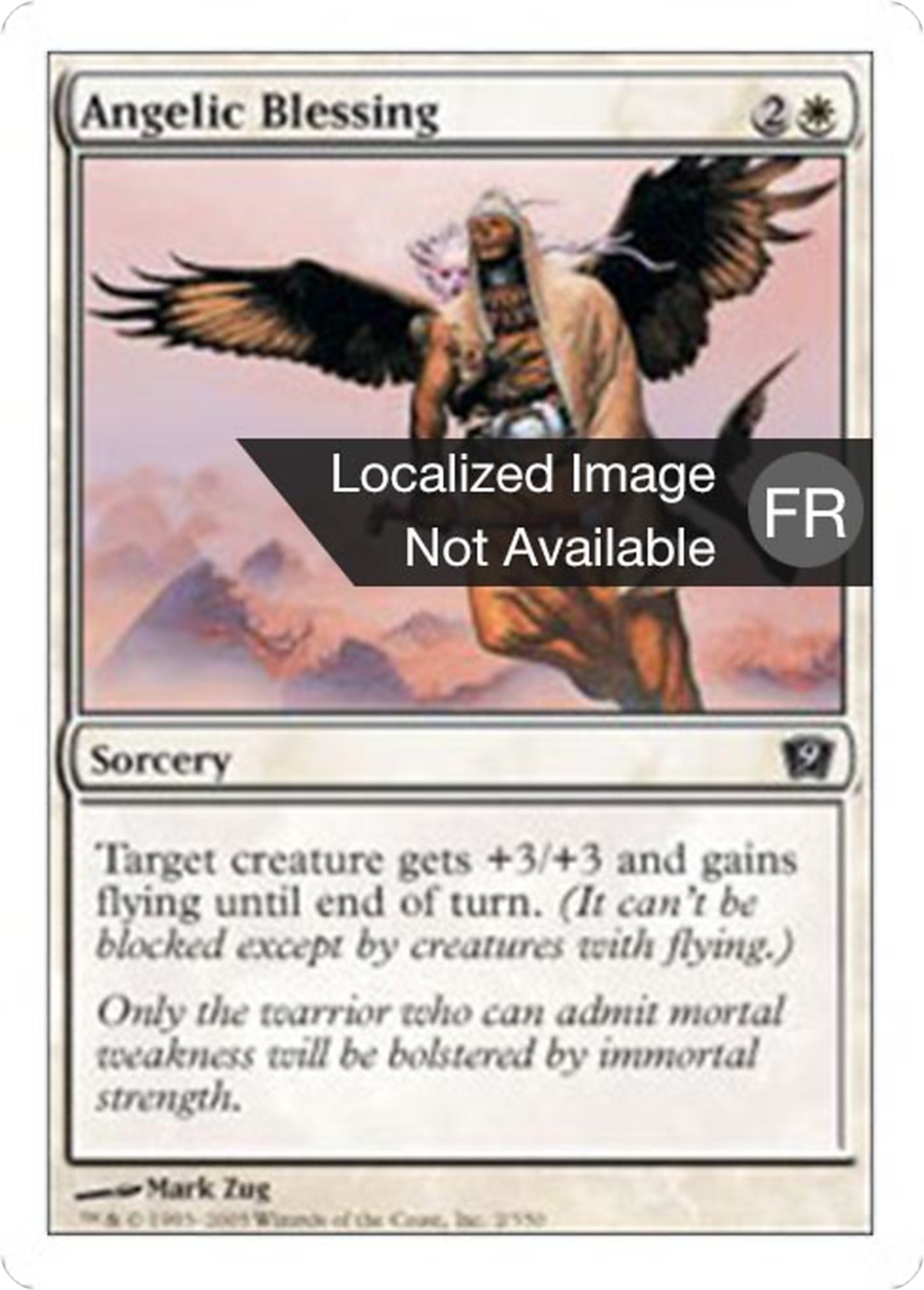 Bénédiction angélique — Ninth Edition — Magic: The Gathering