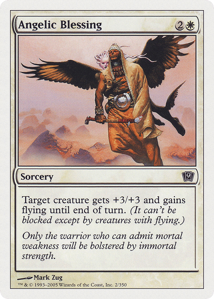 Angelic Blessing — Ninth Edition — Magic: The Gathering