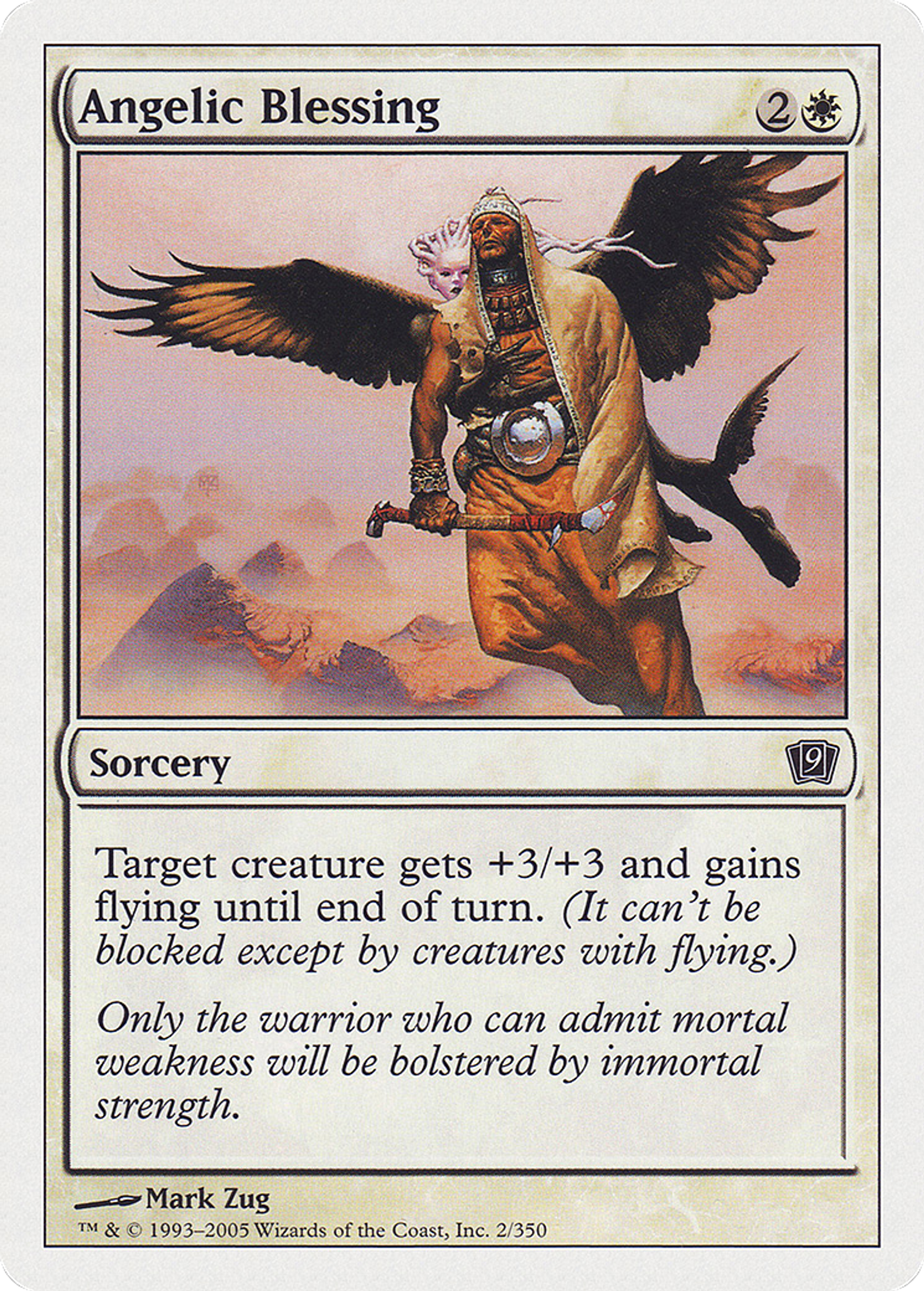Bénédiction angélique — Ninth Edition — Magic: The Gathering