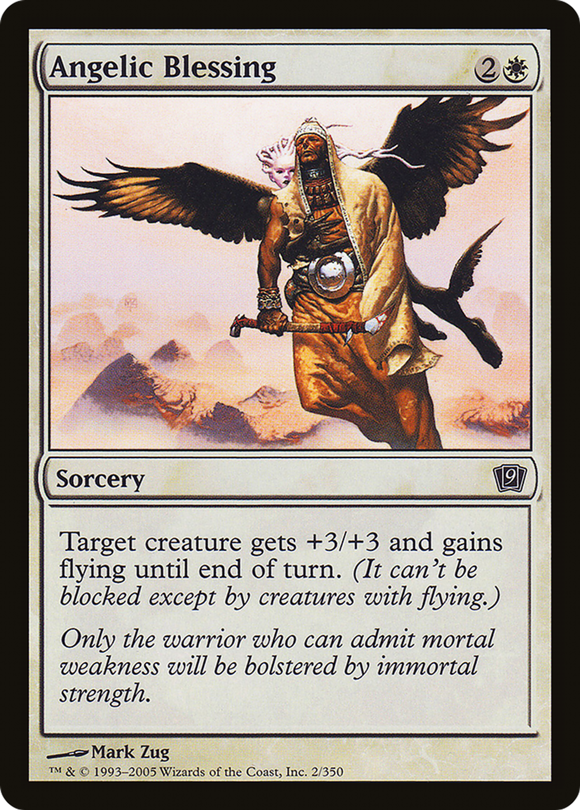Bénédiction angélique — Ninth Edition — Magic: The Gathering
