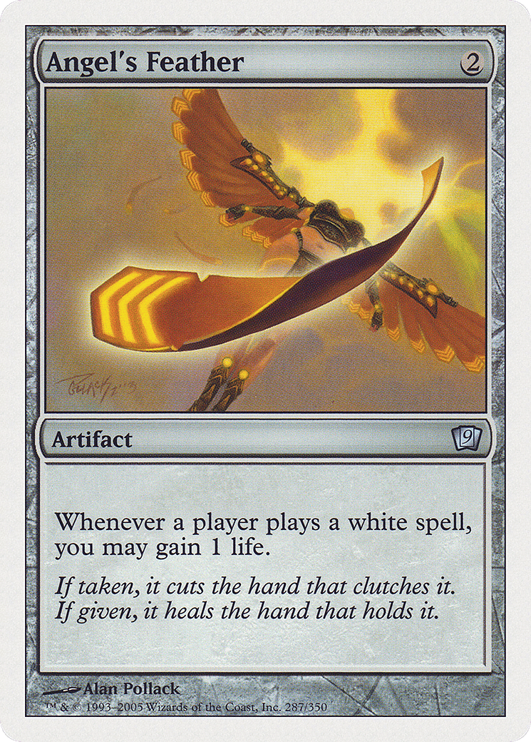 Angel's Feather — Ninth Edition — Magic: The Gathering