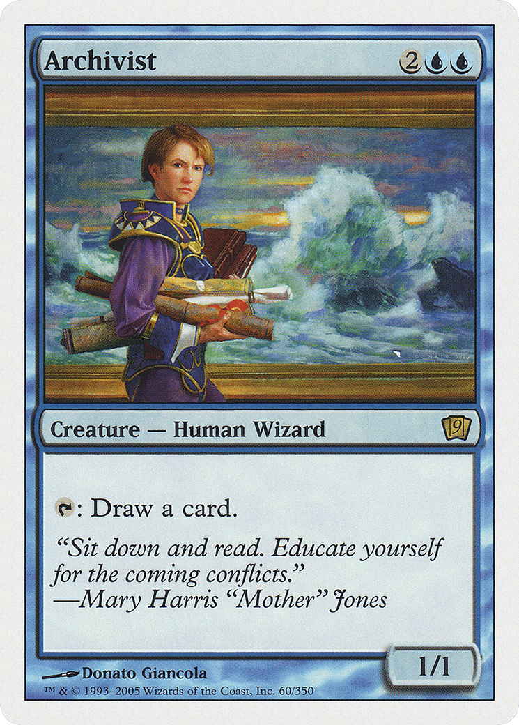 Archivist — Ninth Edition — Magic: The Gathering