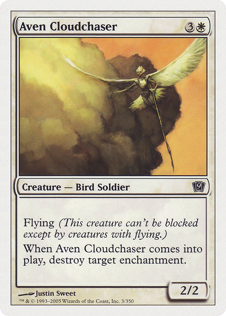 Aven Cloudchaser — Ninth Edition — Magic: The Gathering