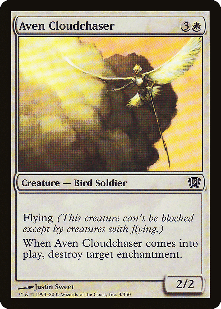 Aven Cloudchaser — Ninth Edition — Magic: The Gathering