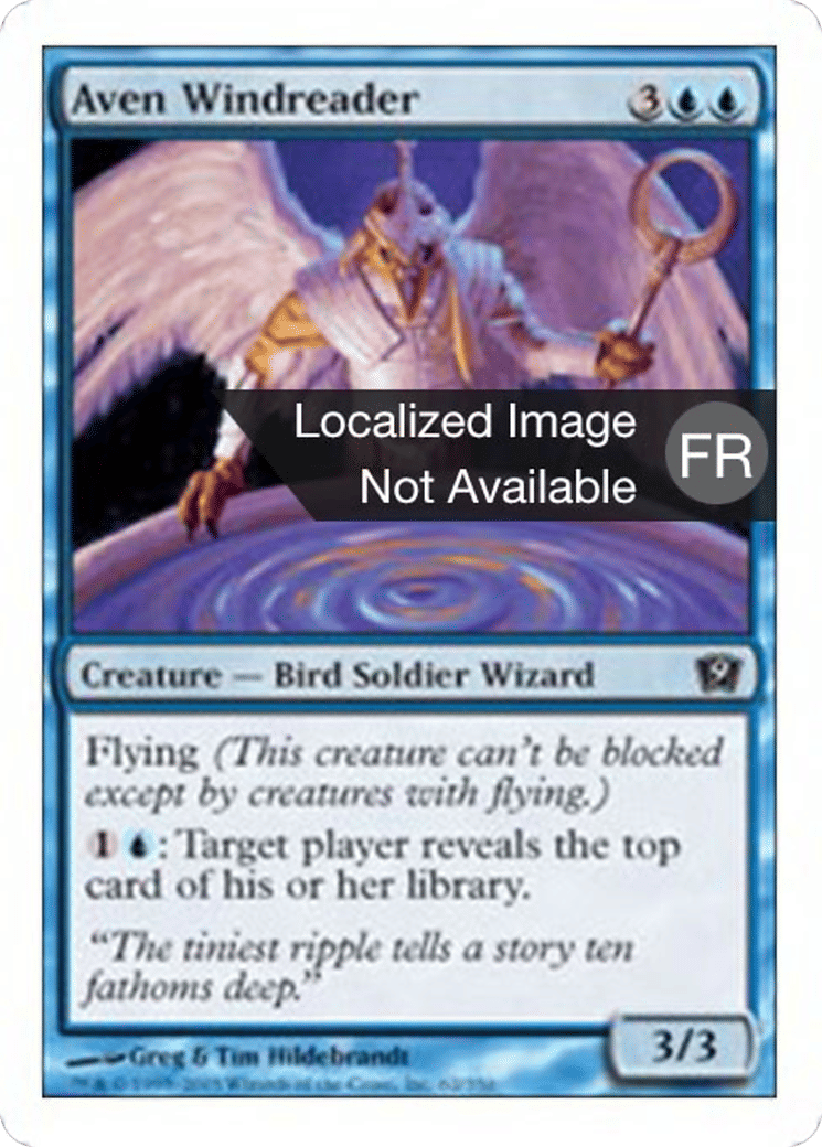 Avemain déchiffre-vent — Ninth Edition — Magic: The Gathering