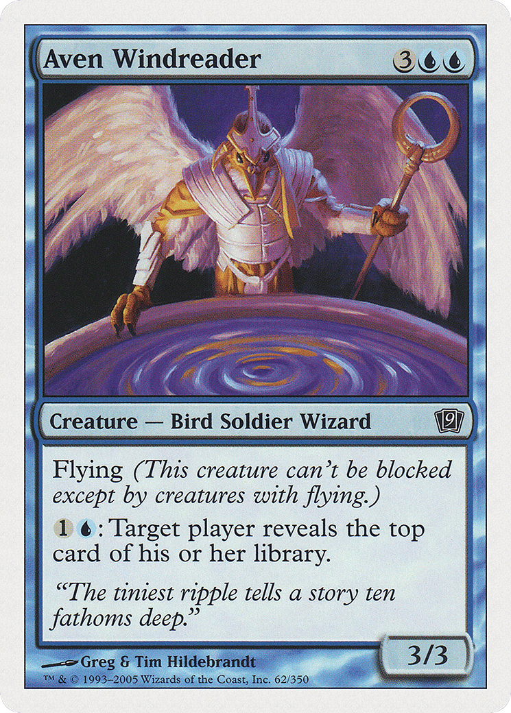 Aven Windreader — Ninth Edition — Magic: The Gathering
