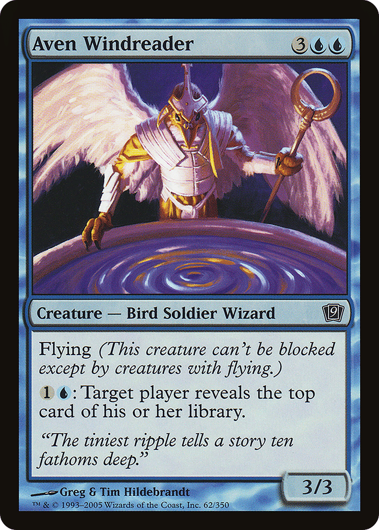 Aven Windreader — Ninth Edition — Magic: The Gathering